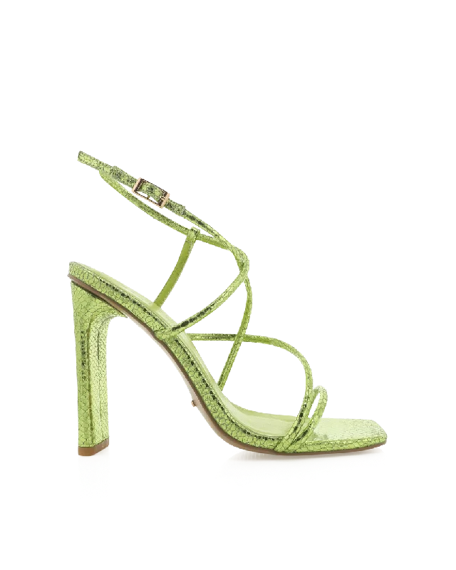Designer Sneakers For Sale EIFFEL - GREEN METALLIC SCALE