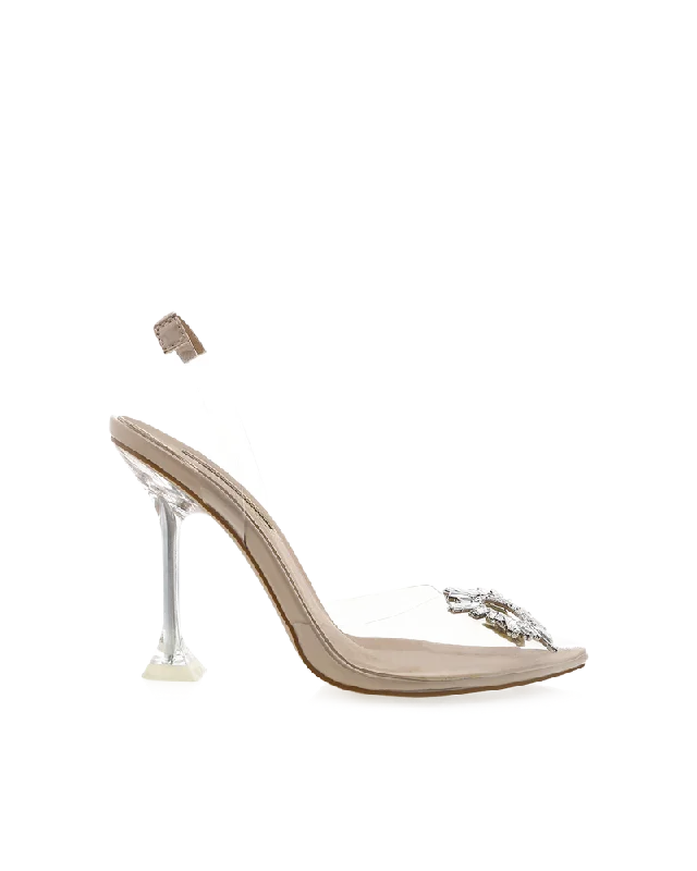 Comfortable Slippers For Home FRANCESCA - NUDE PATENT