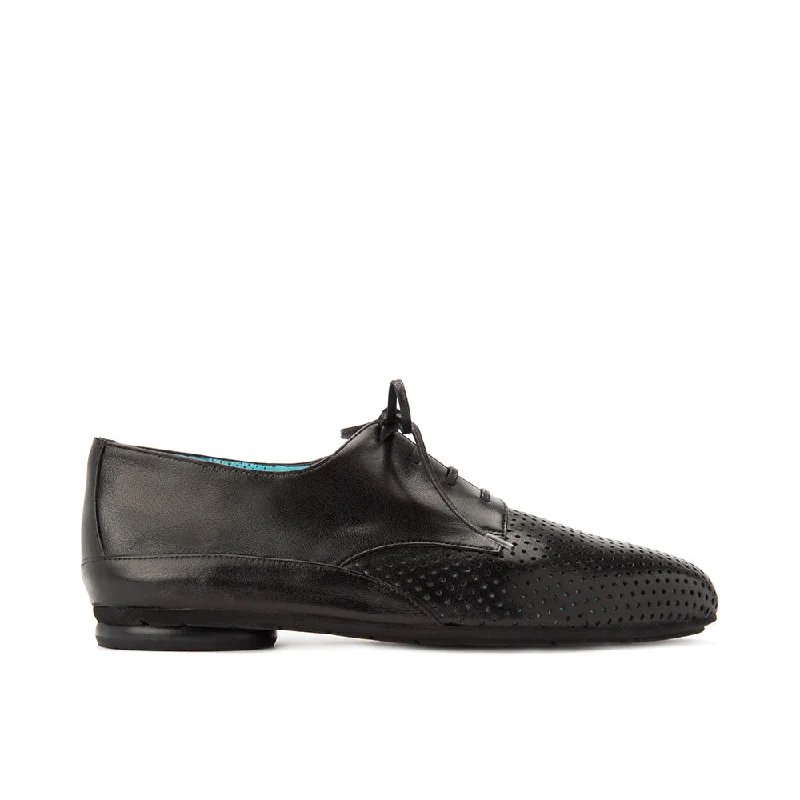Comfortable Lace-Up Boots GATSBY BLACK NAPPA