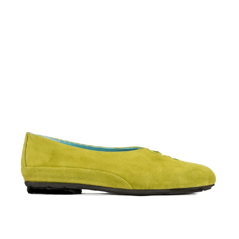 Fashionable Work Boots GRACE FERN GREEN SUEDE