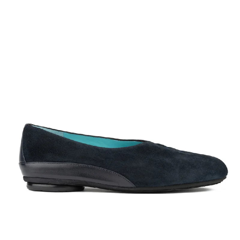Casual Snow Shoes Grace Navy Suede
