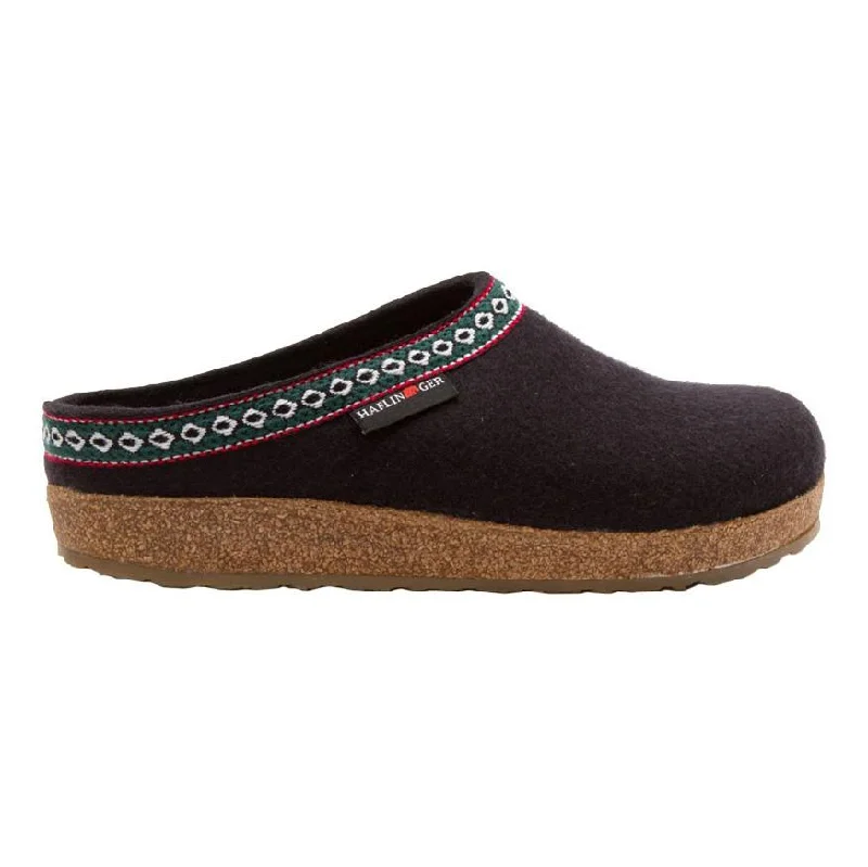 Classic Oxford Shoes Haflinger Women's GZ 15 Black Wool