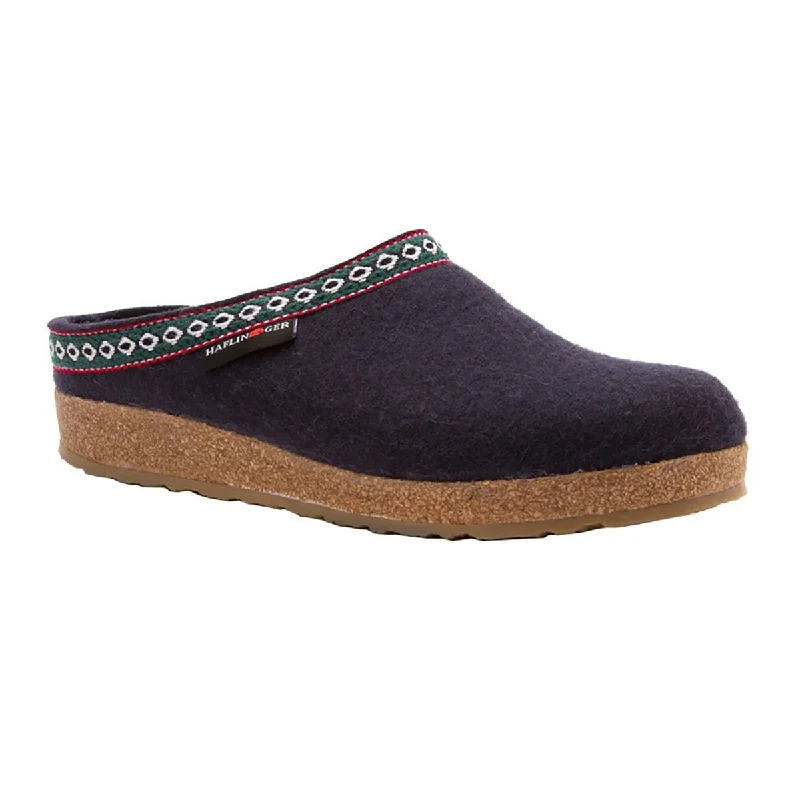 Designer Boots Collection Haflinger Women's GZ Braid Navy