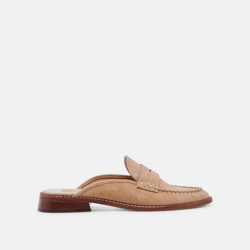 Cozy Winter Boots HAVAN LOAFERS CAMEL SUEDE