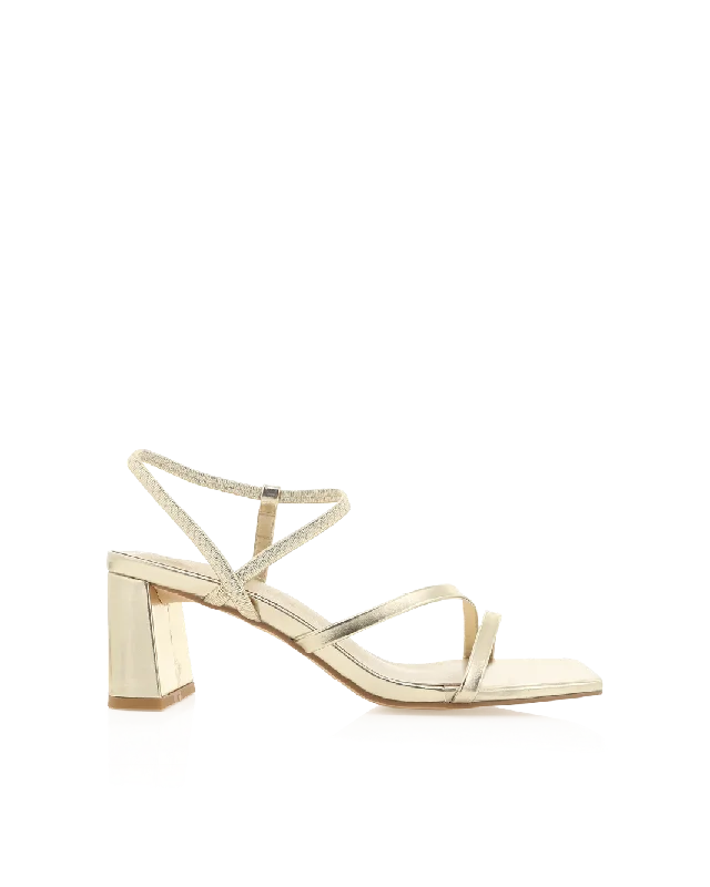 Comfortable Running Sneakers HENNIE - GOLD METALLIC