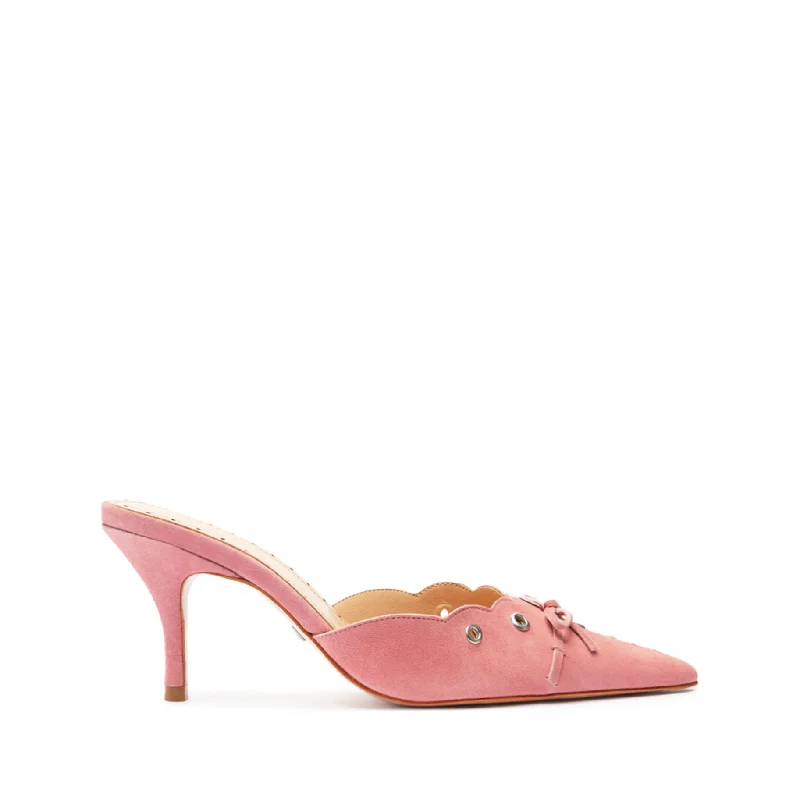 Formal Leather Shoes Hilly Suede Pump
