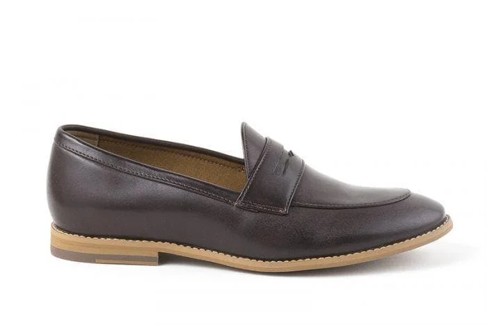 Warm Hiking Boots 'Irene' Women's Vegan Loafers By Ahimsa - brown