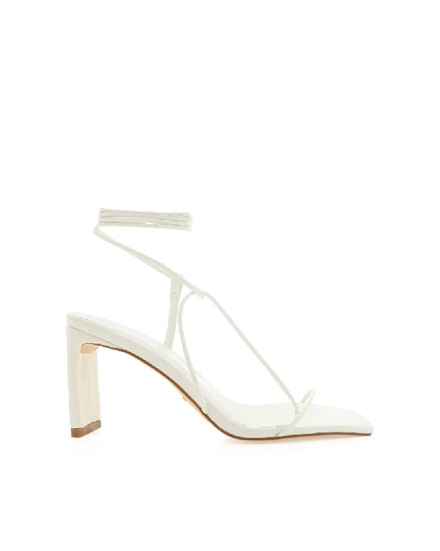 Comfortable Flip Flops KIANA - WHITE