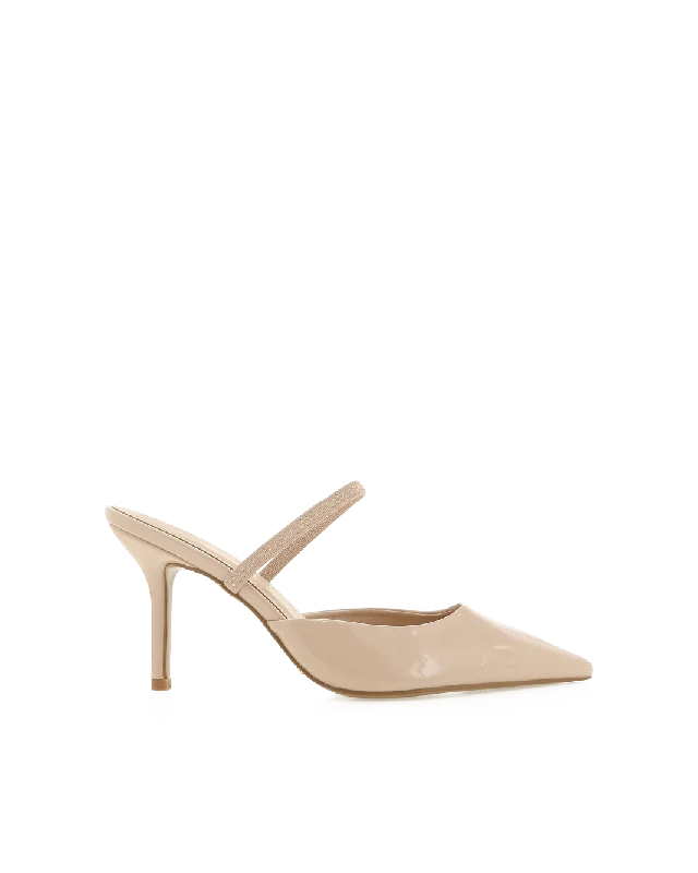 High Fashion Footwear KODA - NUDE PATENT