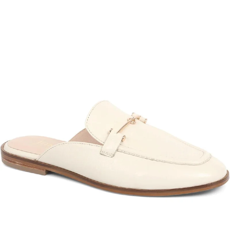 Best Winter Sneakers Lapis Leather Loafer Mules - LAPIS / 323 351