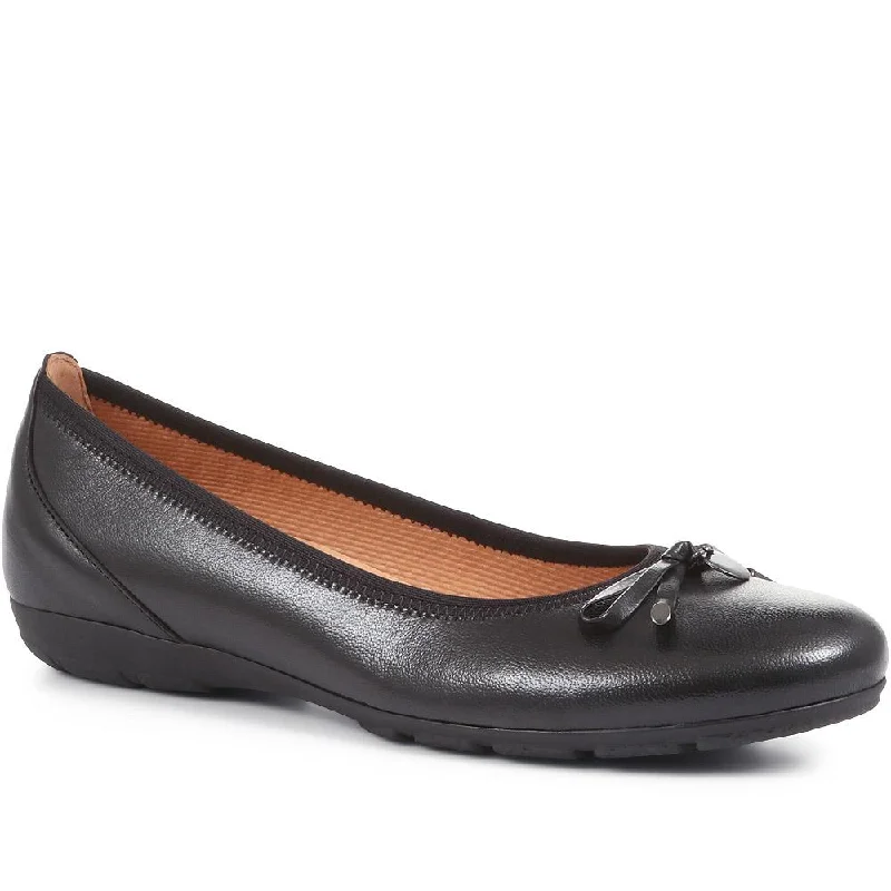 Designer Work Shoes Leather Ballet Pumps - GAB36539 / 323 033