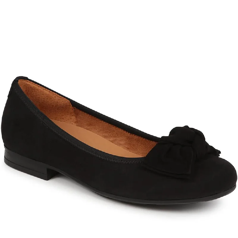 Fashionable Work Sneakers Leather Ballet Pumps  - GAB40503 / 325 893