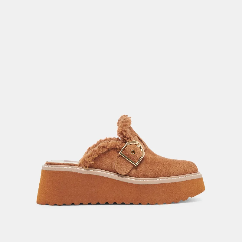Outdoor Shoes Collection LELANI PLUSH FLATS PECAN SUEDE
