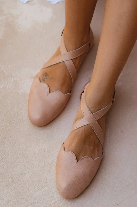 Classic Flat Shoes Mangrove Leather Flats
