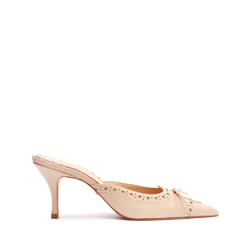 Comfortable Flats For Work Minny Nappa Leather Pump