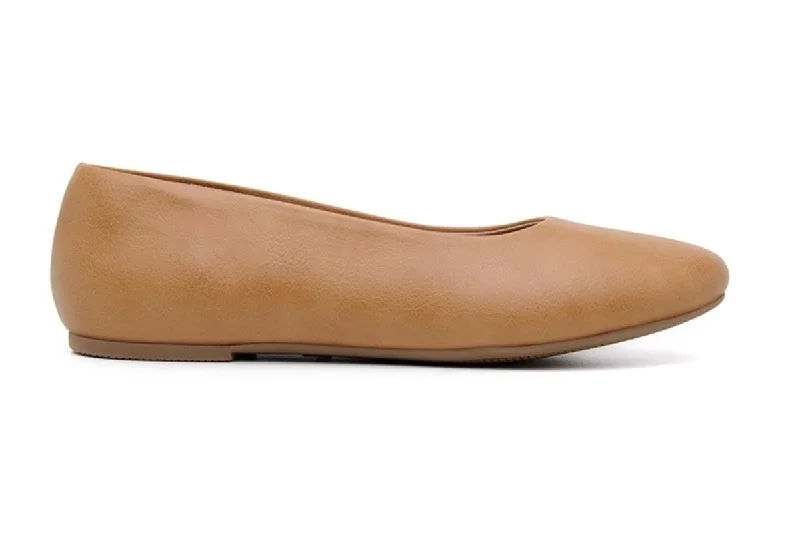 Breathable Hiking Footwear 'Nelita' vegan women's flat by Ahimsa - tan