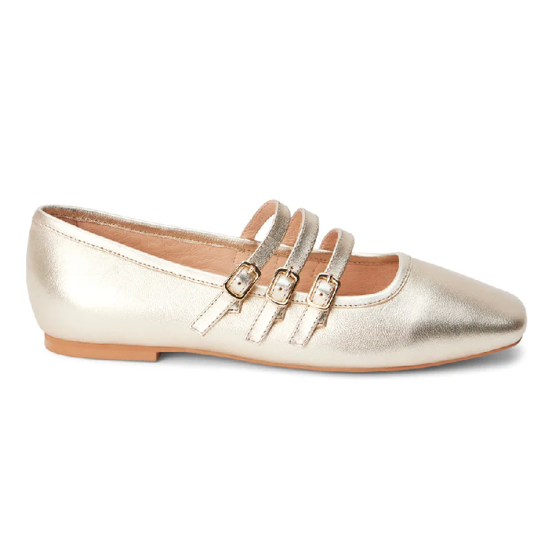 Nova Metallic Ballet Flats