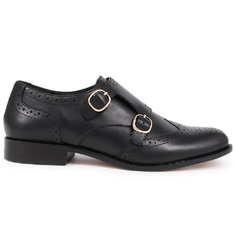 Stylish High Heel Sandals Oakwood Monkstrap Shoes - OAKWOOD / 326 203