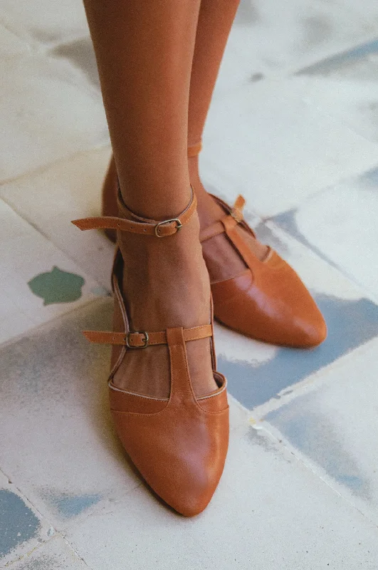 Slip-On Winter Shoes On The Go Leather Ballet Flats