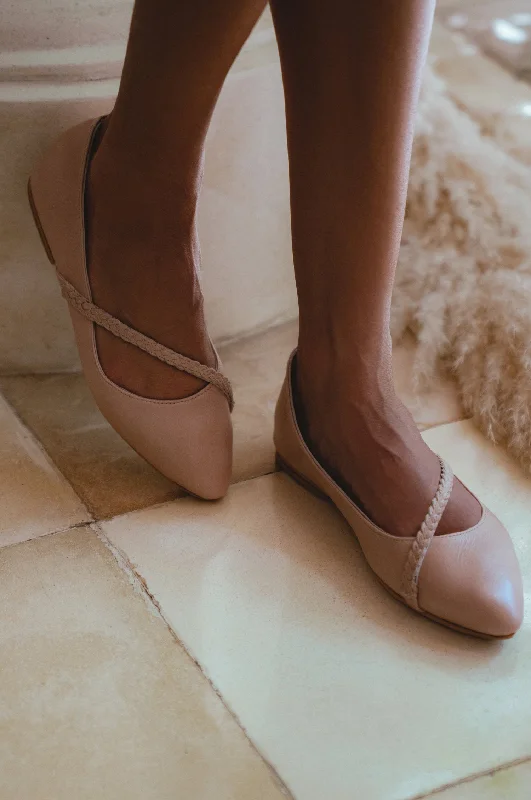 Luxury Sneakers For Sale Orenda Elegant Leather Ballet Flats