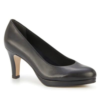 Comfortable Slippers For Home Payton: Black Leather I Walking Cradle