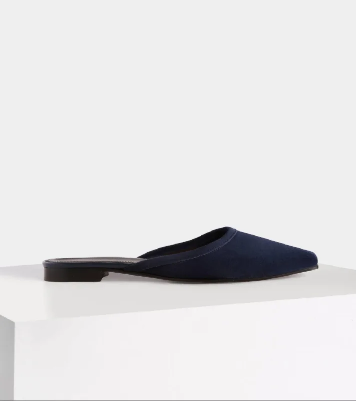 Navy Suede