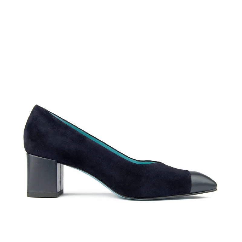 Elegant Wedding Shoes RAI NAVY SUEDE COMBO