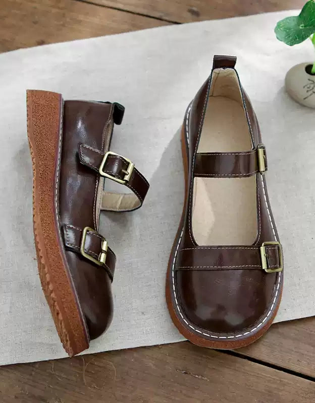 Luxury Sneakers For Sale Round Toe Double Straps Mary Jane Shoes