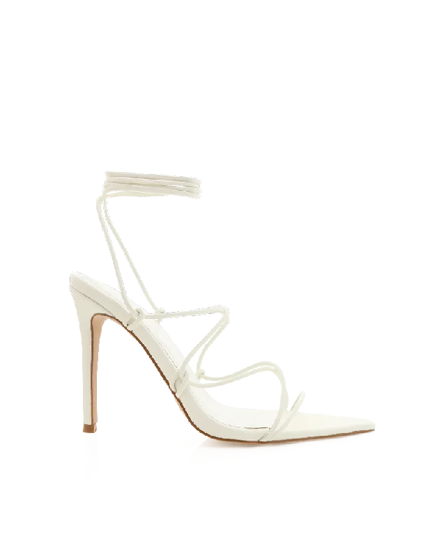 Trendy Formal Shoes ROXI - WHITE