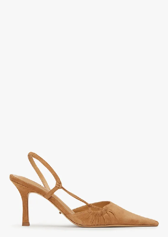 Comfortable Running Sneakers Sakai Butterscotch Suede