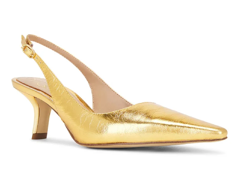 Sam Edelman: Bianka Sling in Gold Metallic