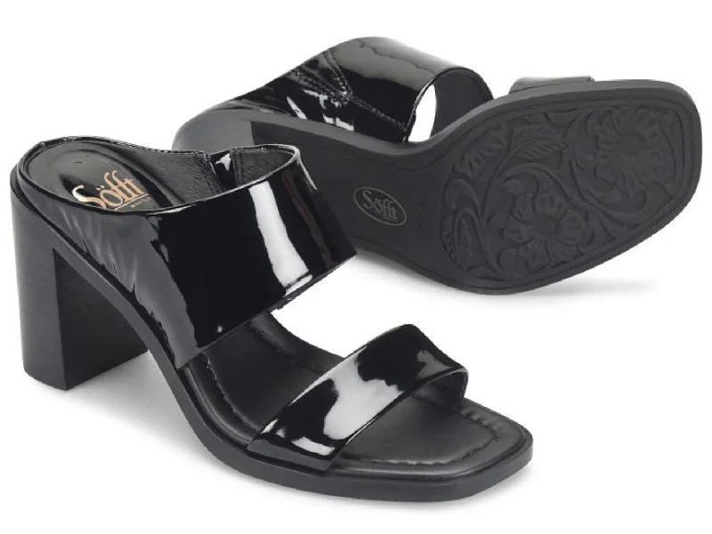 Fashionable Hiking Shoes Sofft: Sheila in Black Patent