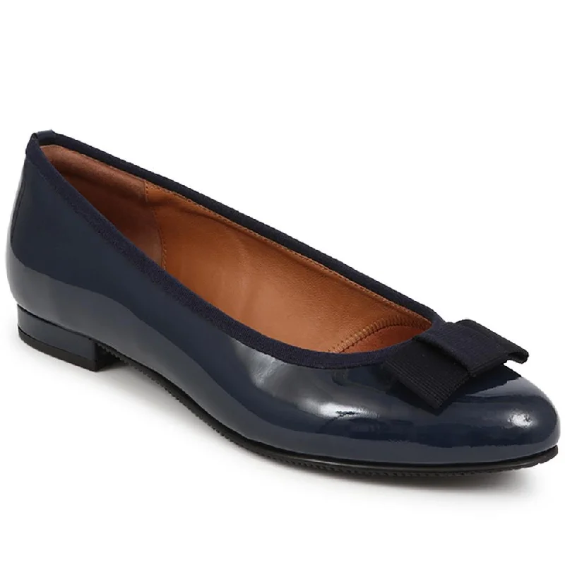 Casual Running Sneakers SoleilWide Leather Ballet Pumps - SOLEILWIDE / 325 773
