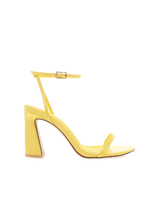 Classic Hiking Boots TABATHA - YELLOW PATENT