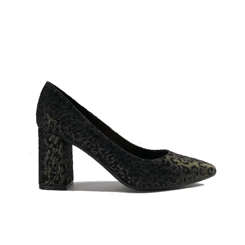 Comfortable Winter Sneakers 'Tanya 2' vegan high-heel by Zette Shoes - tiger