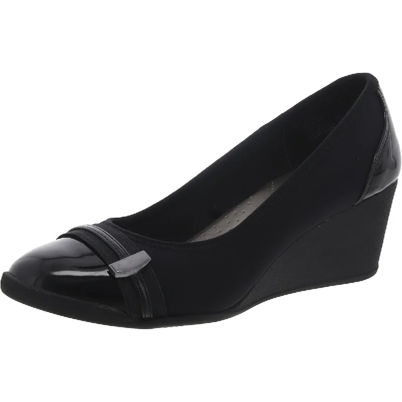 Elegant Casual Footwear Time and Tru Womens Slip On Heel Loafer Heels
