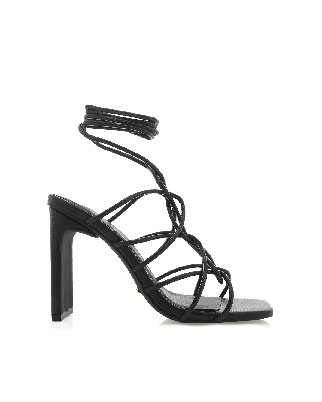 Trendy Casual Sandals TOBIAS - BLACK SCALE