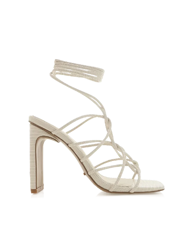 Comfortable Winter Sandals TOBIAS - BONE SCALE