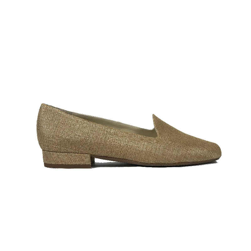 Breathable Sports Shoes 'Tracey' vegan-textile loafers by Zette Shoes - beige