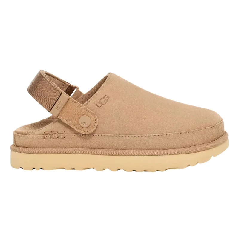 Sporty Casual Boots UGG Women's Goldenstar Clog Sand Suede