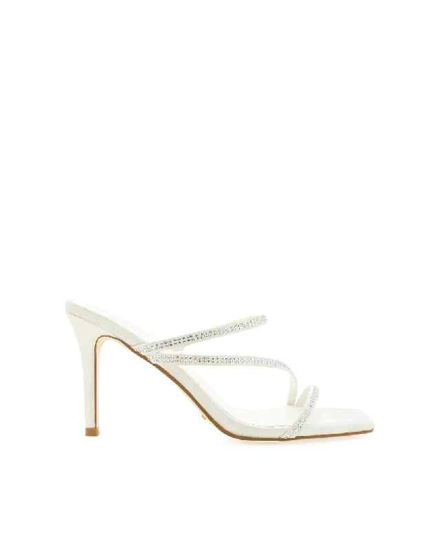 Running Shoes For Sale URIAH - WHITE SATIN