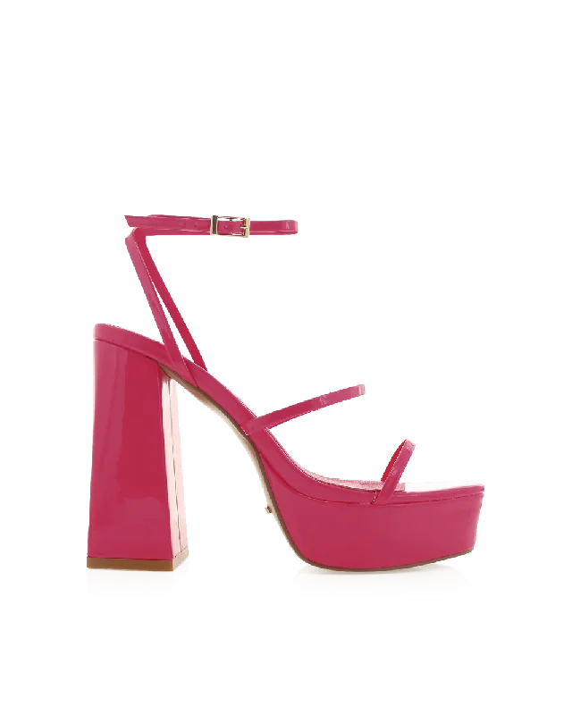 Stylish Running Sneakers VINCIJA - WILD BERRY PATENT