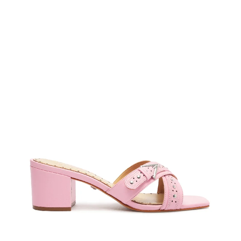 Fashionable Flat Shoes Vinnie Leather Sandal