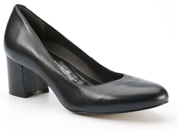 Comfortable Flats For Work Walking Cradle Jessica Black Cashmere Leather