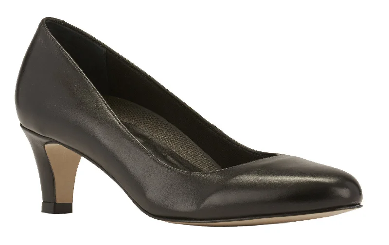 Stylish High Heels Walking Cradle Joy Black Leather