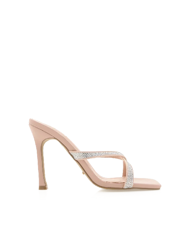 Eco-Friendly Sneakers YASIN - NUDE-DIAMANTE