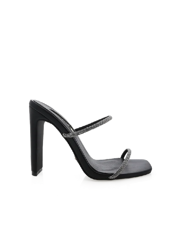 Elegant Casual Footwear YOLA - DIAMANTE-BLACK