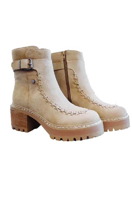 Best Hiking Shoes Online Mia Shoes Toula Boot-Sand