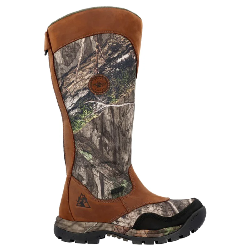 Stylish Platform Boots 16 inch Lynx Snake Pull On Boots