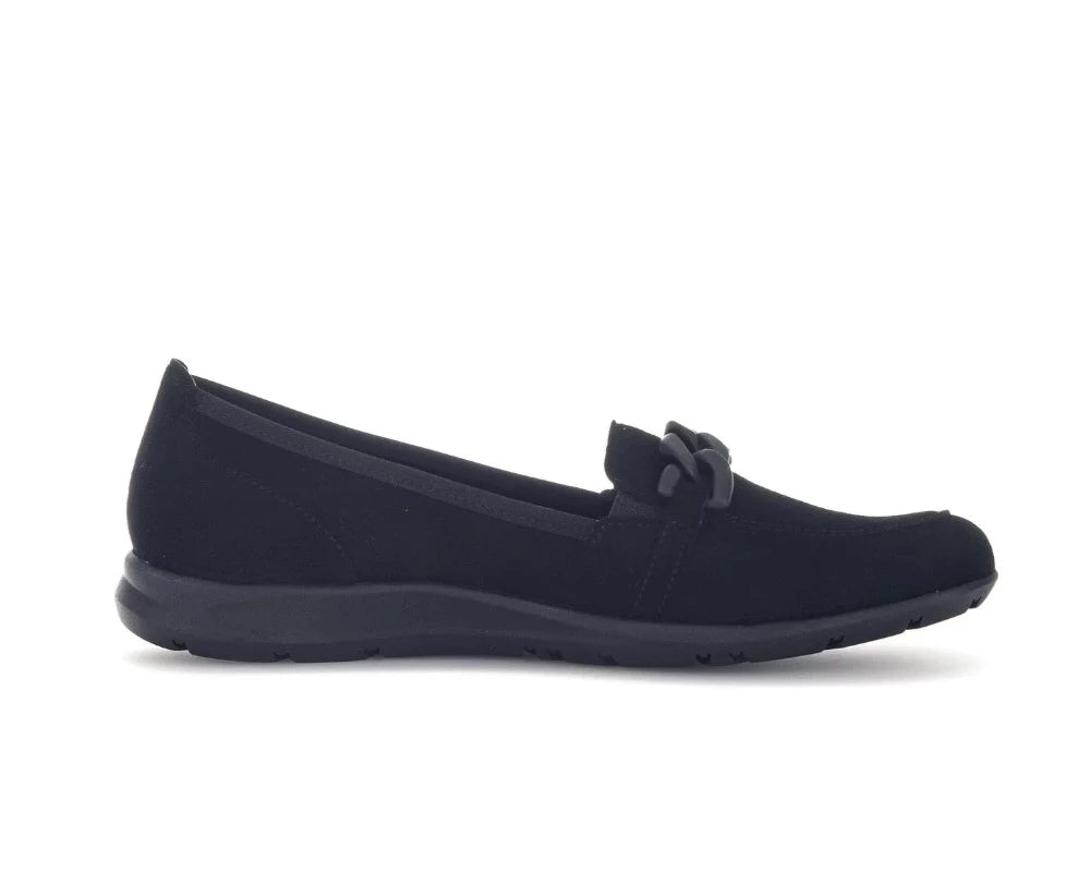 Luxury Running Shoes Gabor Women's Slip On Loafer / Slipper Schwarz / Black